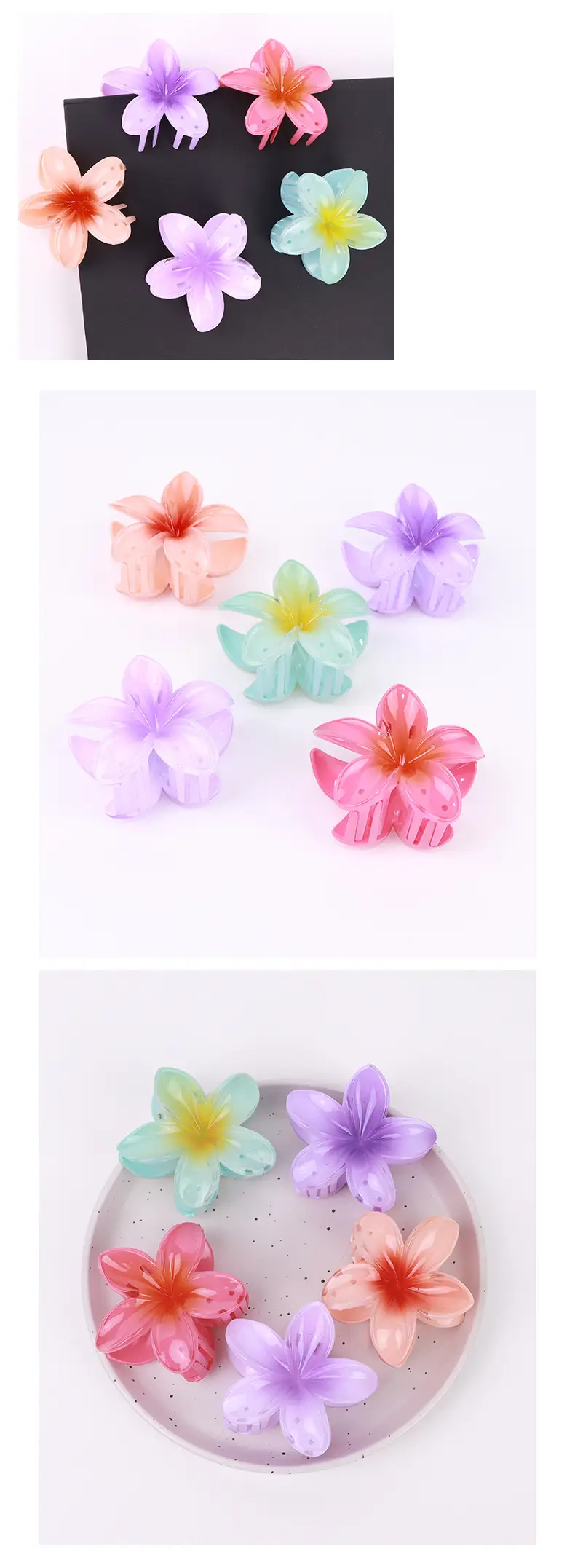 Cross-border Fraggots Shape Grab Hairpin Anti-real Bauhinia Flower — feature 5