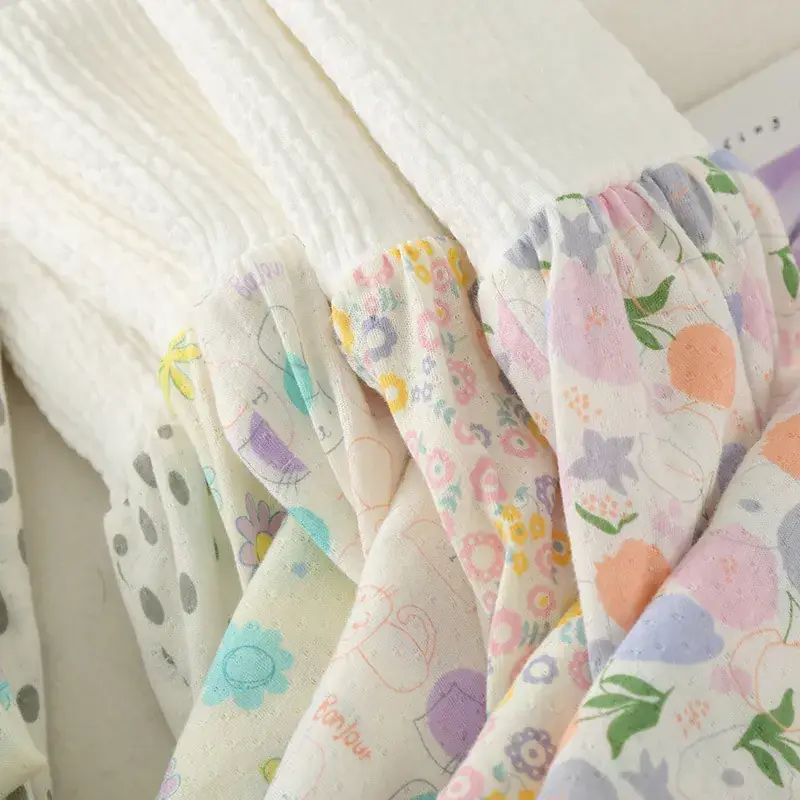 2023 Floral Baby Pajamas High Waist Belly Protector - Image 9