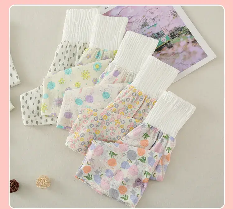 2023 Floral Baby Pajamas High Waist Belly Protector — feature 14