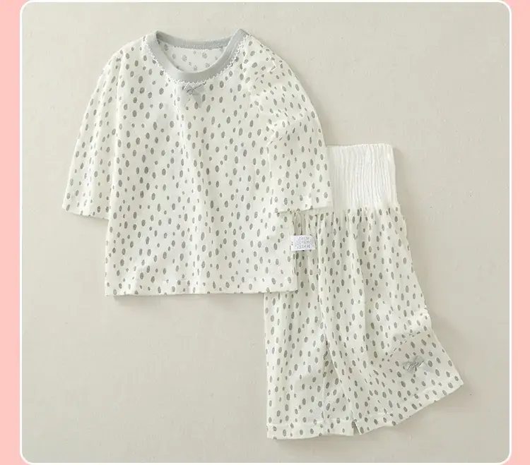 2023 Floral Baby Pajamas High Waist Belly Protector — feature 16