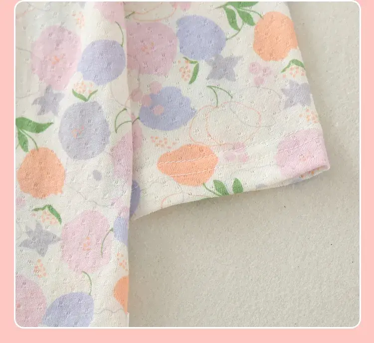 2023 Floral Baby Pajamas High Waist Belly Protector — feature 27