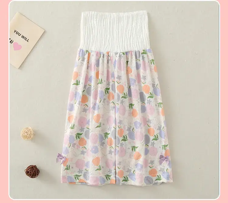 2023 Floral Baby Pajamas High Waist Belly Protector — feature 28