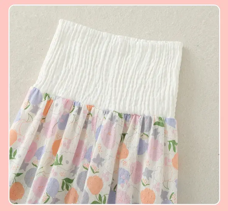 2023 Floral Baby Pajamas High Waist Belly Protector — feature 29