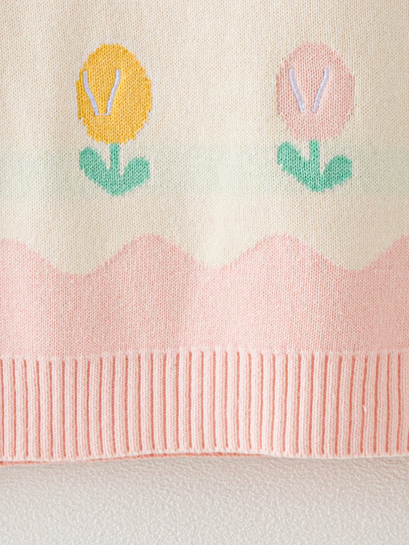 Green Bunny Knitted Vest for Kids — feature 10