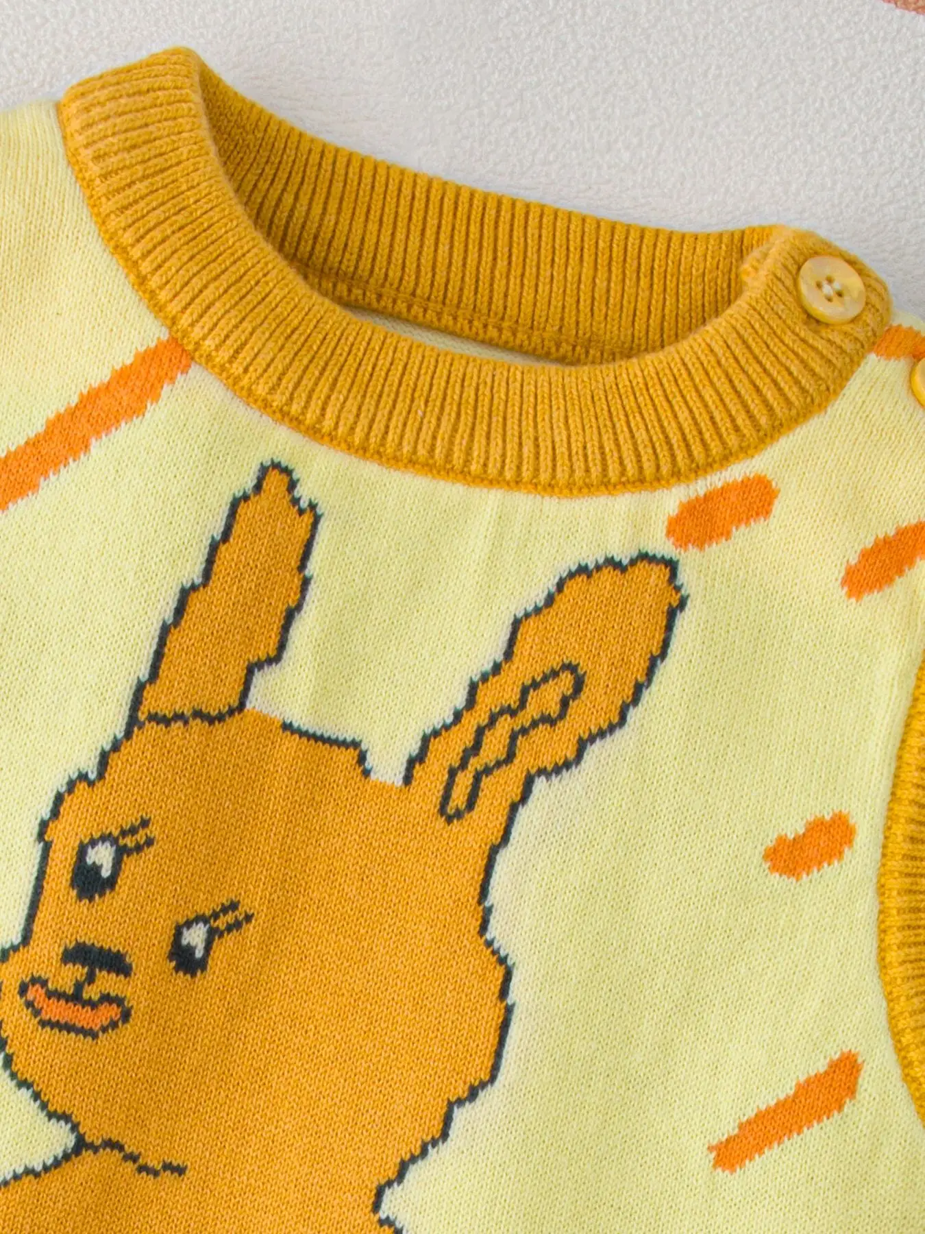 Green Bunny Knitted Vest for Kids — feature 21