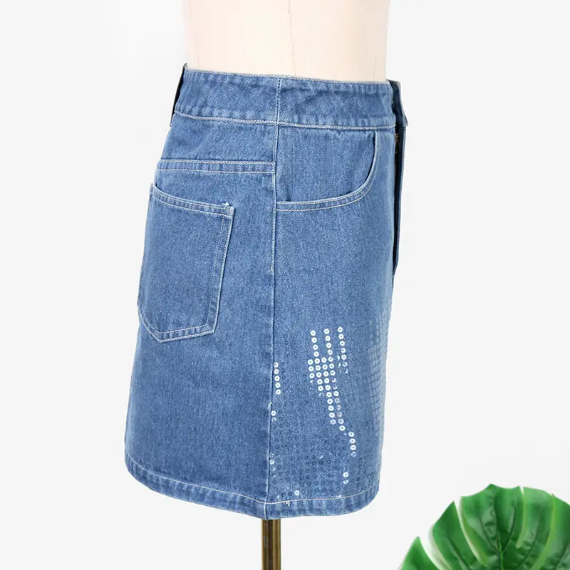 Denim Vest & Coat Set Retro Style Two Piece Suit — feature 23