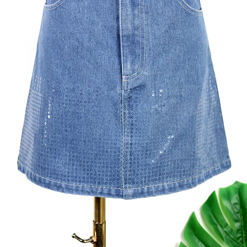 Denim Vest & Coat Set Retro Style Two Piece Suit — feature 29
