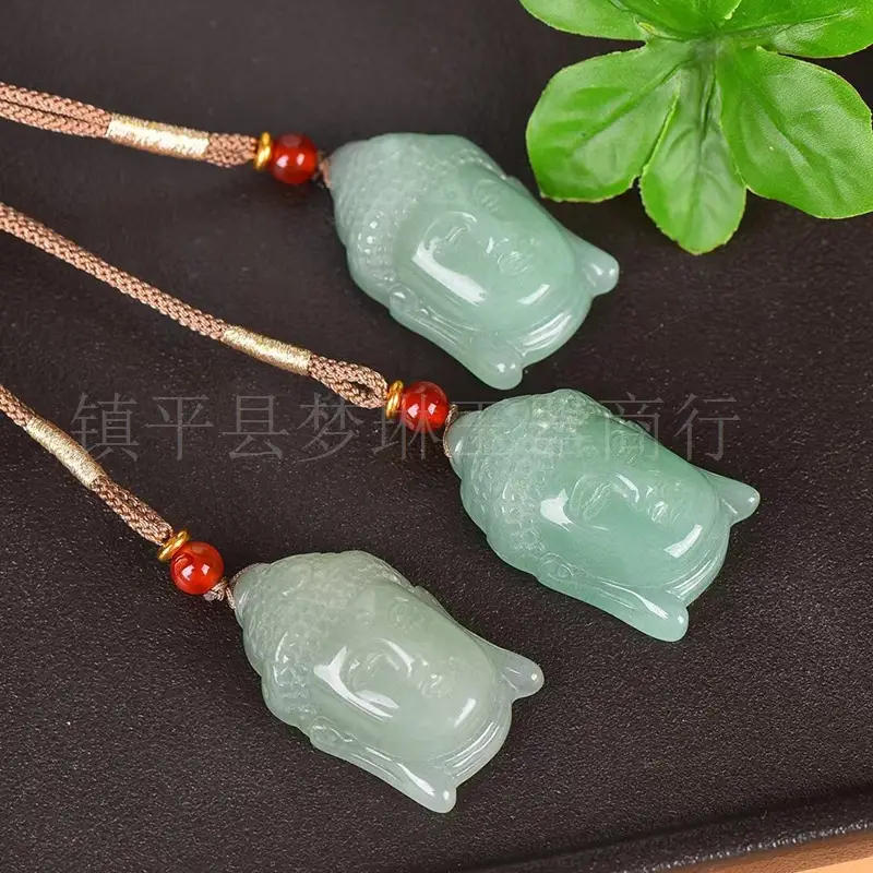 Brazil Green Jade Guanyin Pendant for Men Women - Image 4