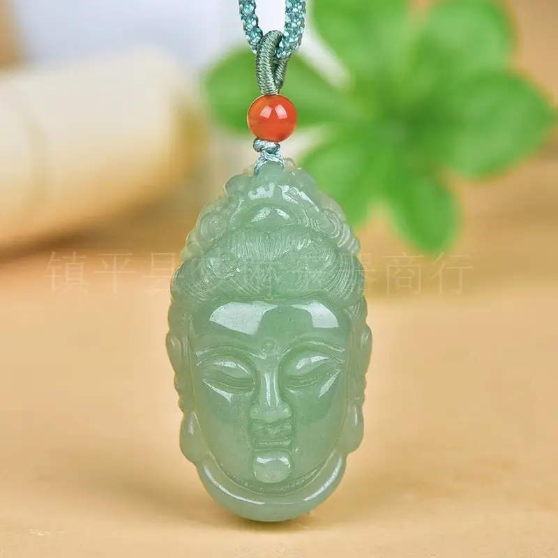 Brazil Green Jade Guanyin Pendant for Men Women - Image 6