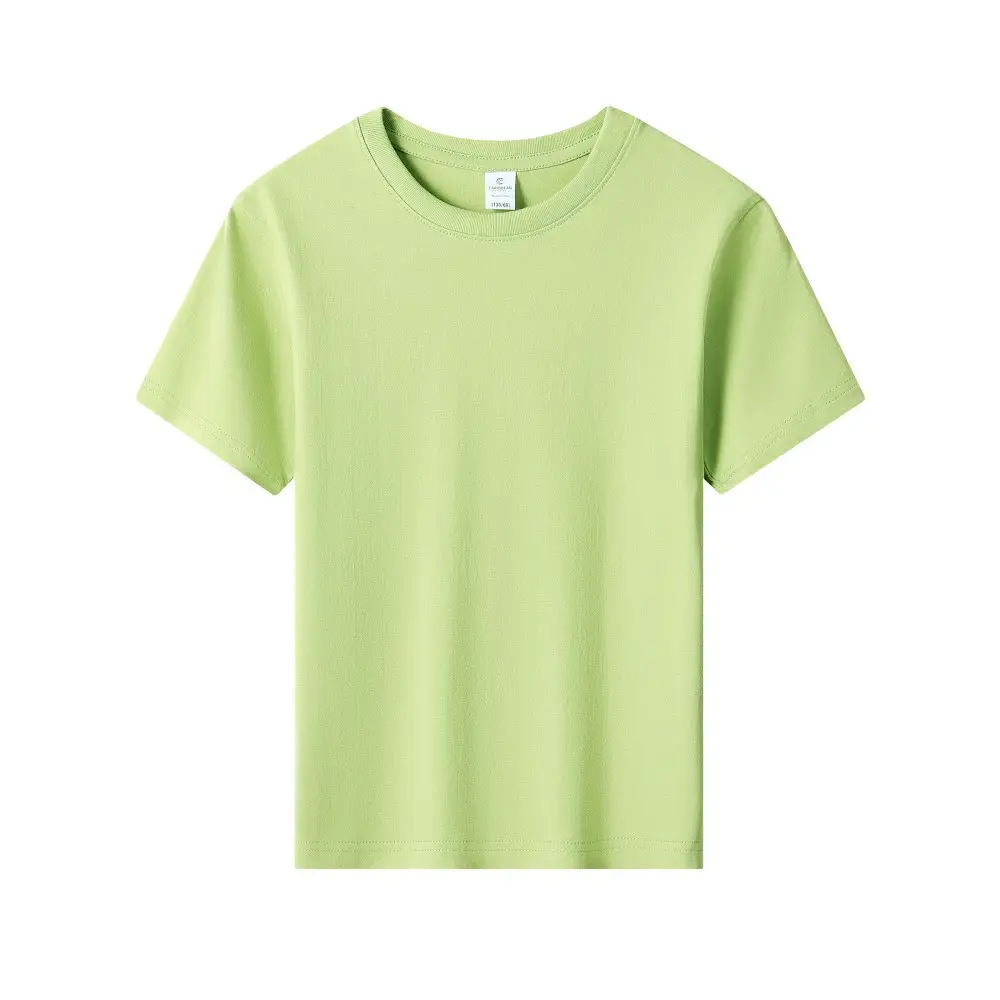 180g Pure Cotton Kids T-Shirt Orange Short Sleeve - Image 10
