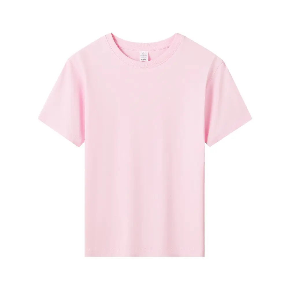 180g Pure Cotton Kids T-Shirt Orange Short Sleeve - Image 3