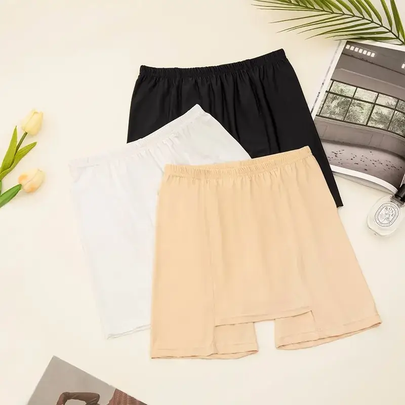 Women Heart Print Ice Silk Leggings White Shorts Set