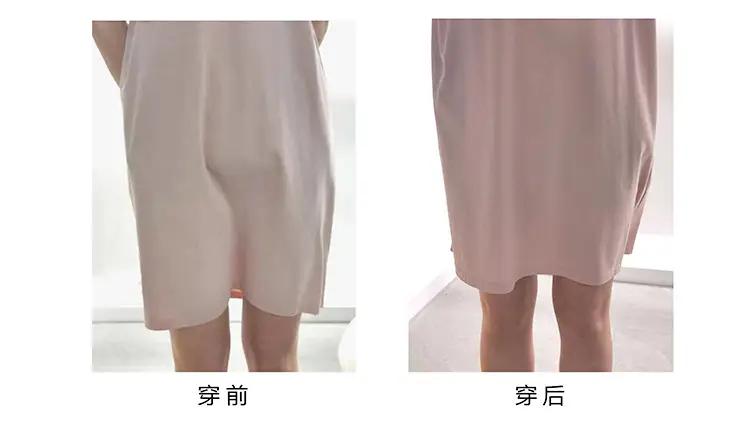 Women Heart Print Ice Silk Leggings White Shorts Set — feature 8