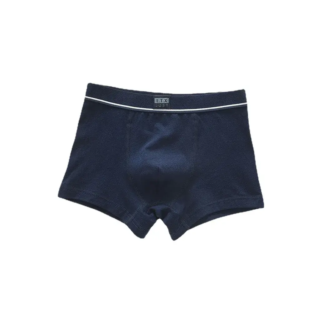 Men Cotton Underwear 3 Pack Set Navy Blue - Image 7