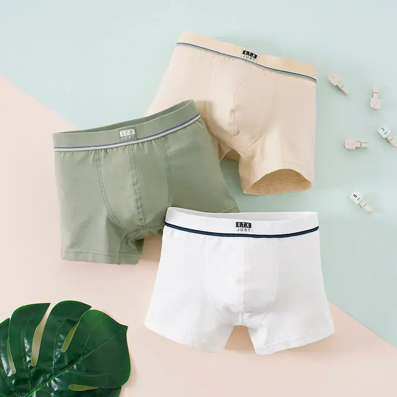 Men Cotton Underwear 3 Pack Set Navy Blue - Image 2