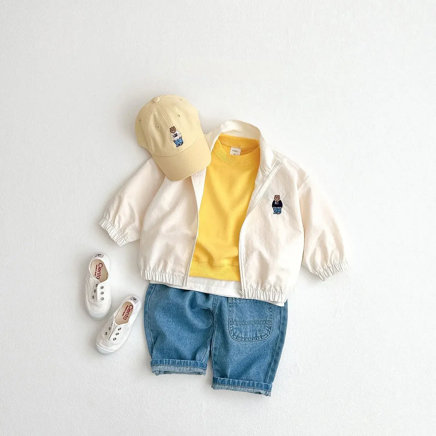 White Zipper Jacket for Boys Girls Baby Sun Protection — feature 25