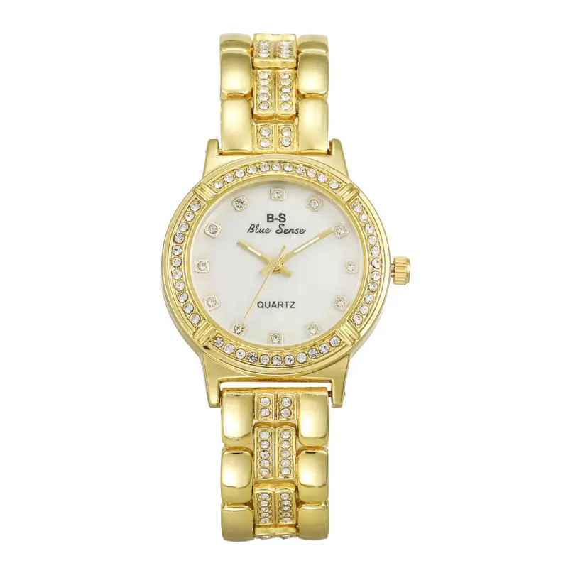 Rose Gold Simple Diamond Watch for Women - Image 2