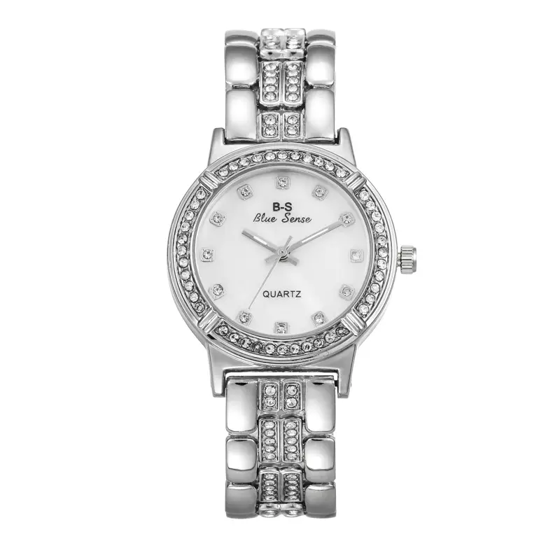 Rose Gold Simple Diamond Watch for Women - Image 3