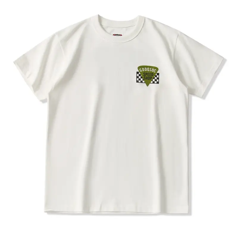 Men White Graphic T-Shirt with Harley Logo - Image 7