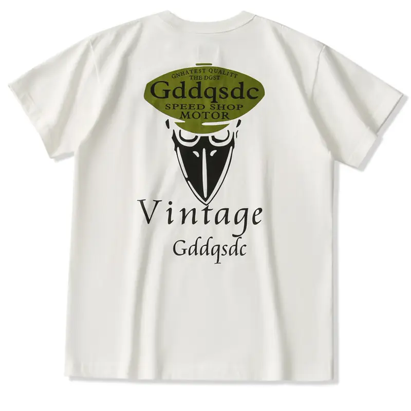 Men White Graphic T-Shirt with Harley Logo - Image 8