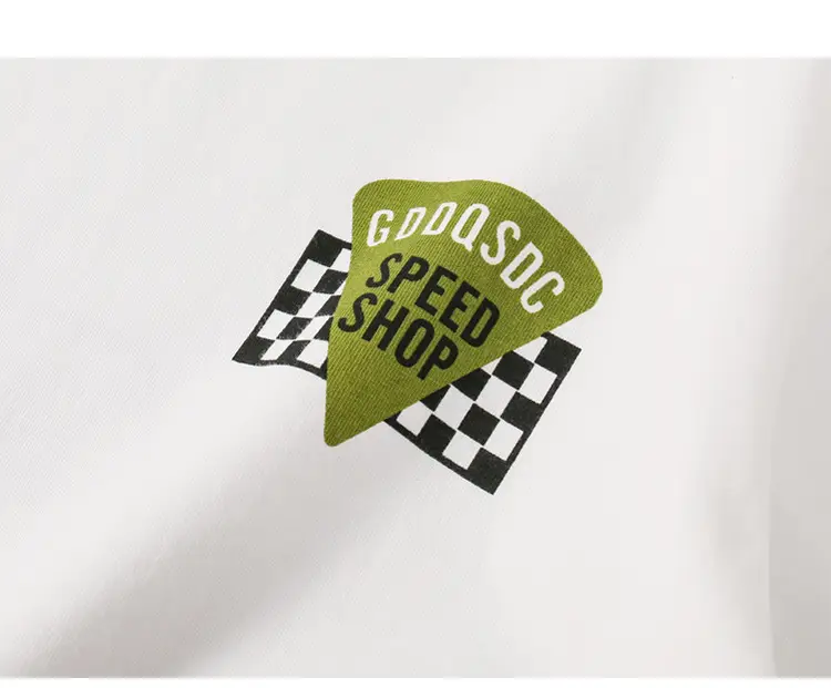 Men White Graphic T-Shirt with Harley Logo — feature 10