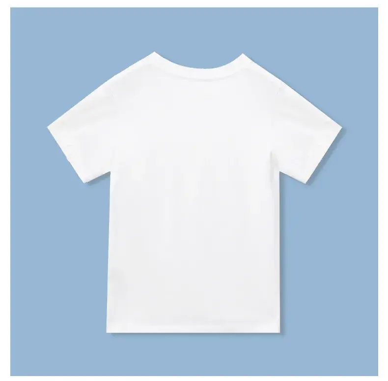 Children's Pure Cotton T-Shirt Round Neck Short Sleeve — feature 10