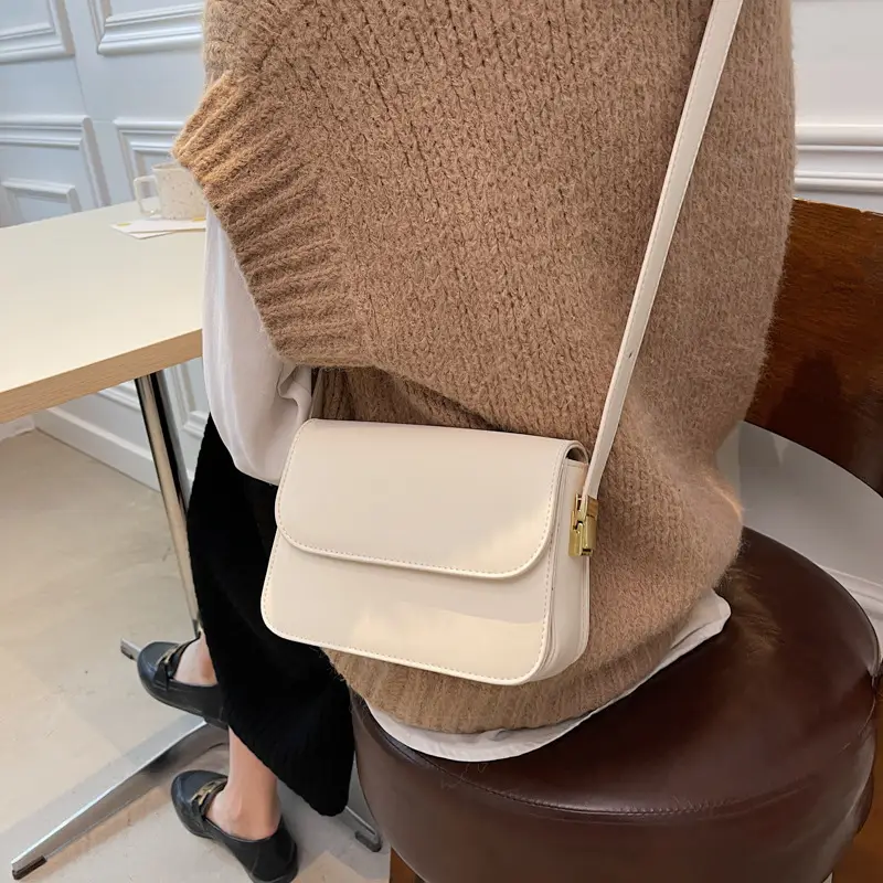 White Crossbody Bag for Women 2021 New Arrival - Image 7