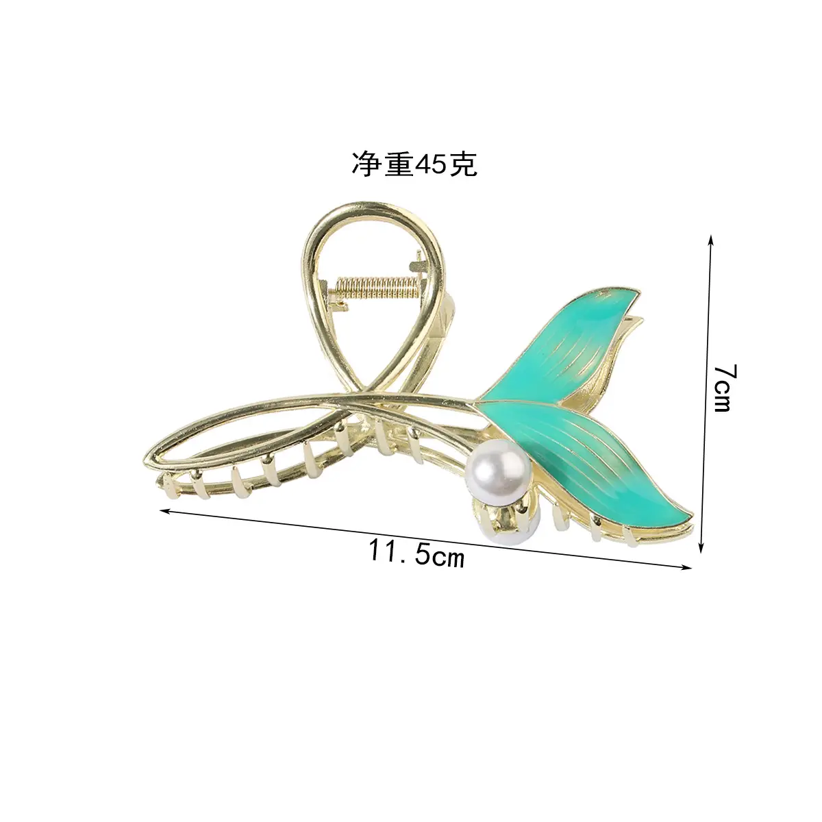 Korean Tulip Hair Clip Set Gold Alloy Women's Hair Accessories — feature 4