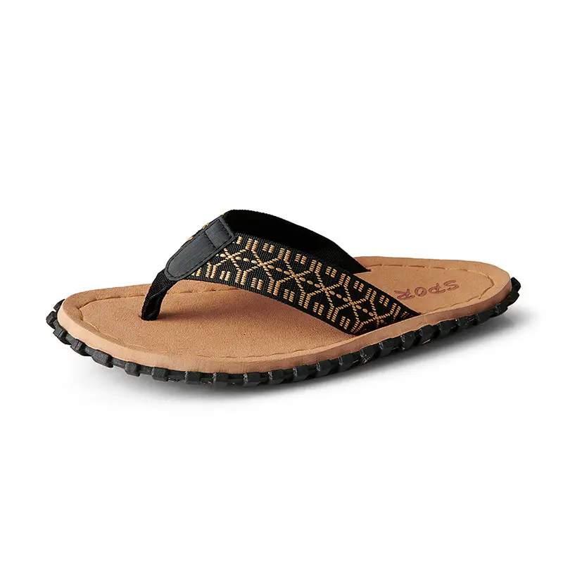Men's Red Printed Flip Flops 2023 Summer - Image 4