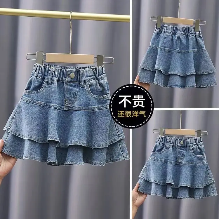 Girls Denim Shorts Medium Large Korean Style 2024 — feature 4