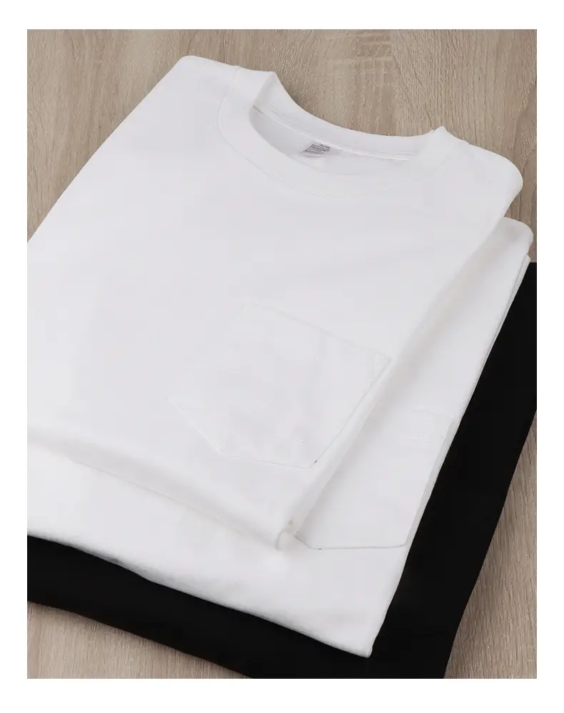 Men Women White Cotton T-Shirt 270g Xinjiang Crewneck — feature 17