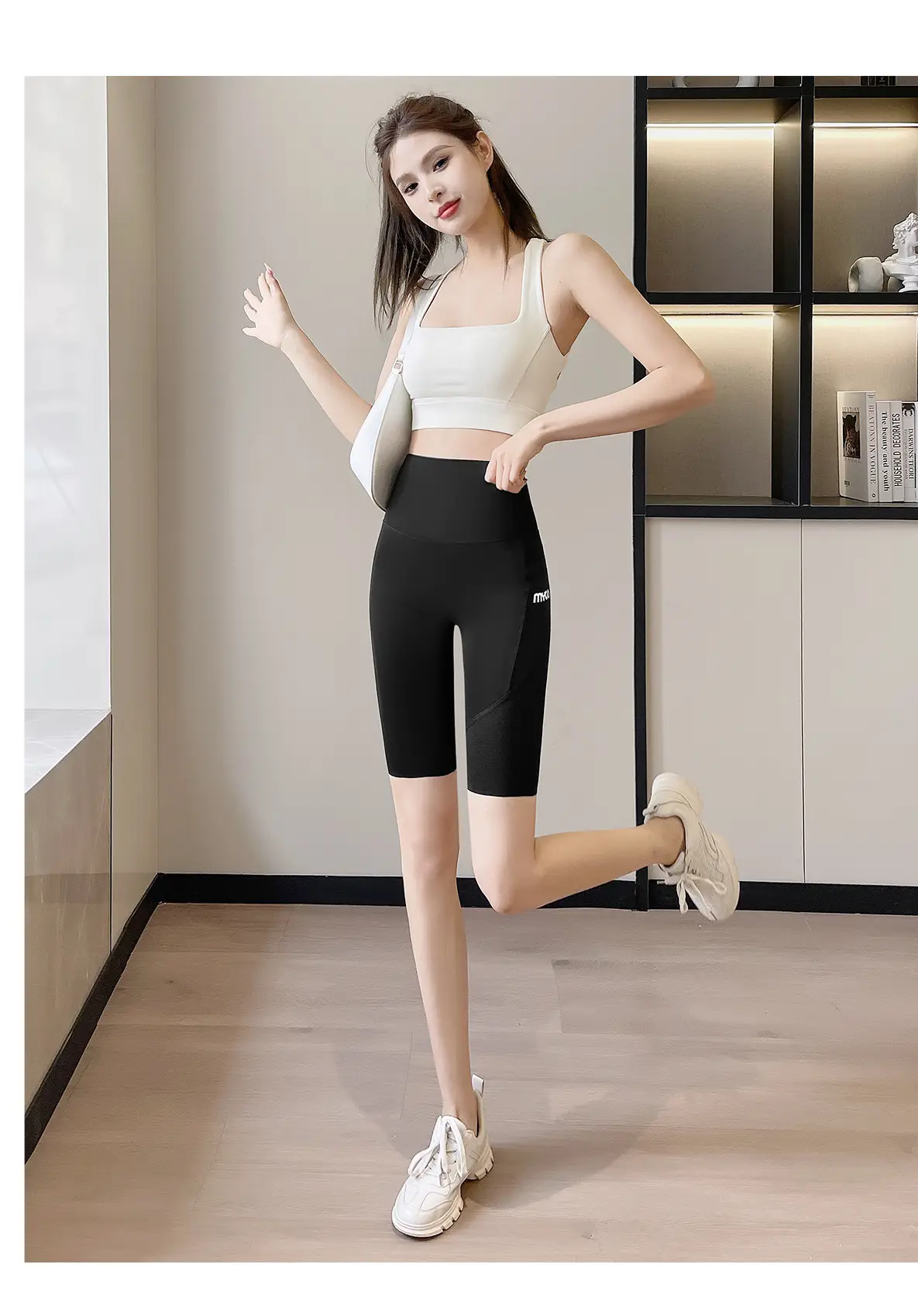 Women's 5-Pc Slim Fit Tights with Pocket & Leggings — feature 23