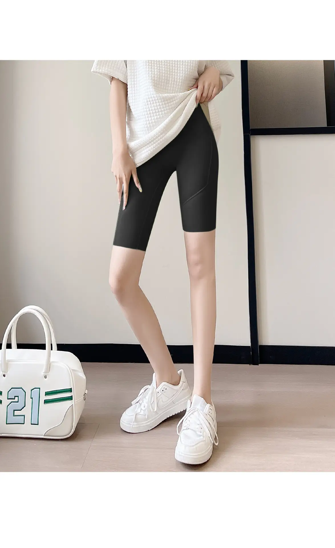 Women's 5-Pc Slim Fit Tights with Pocket & Leggings — feature 24