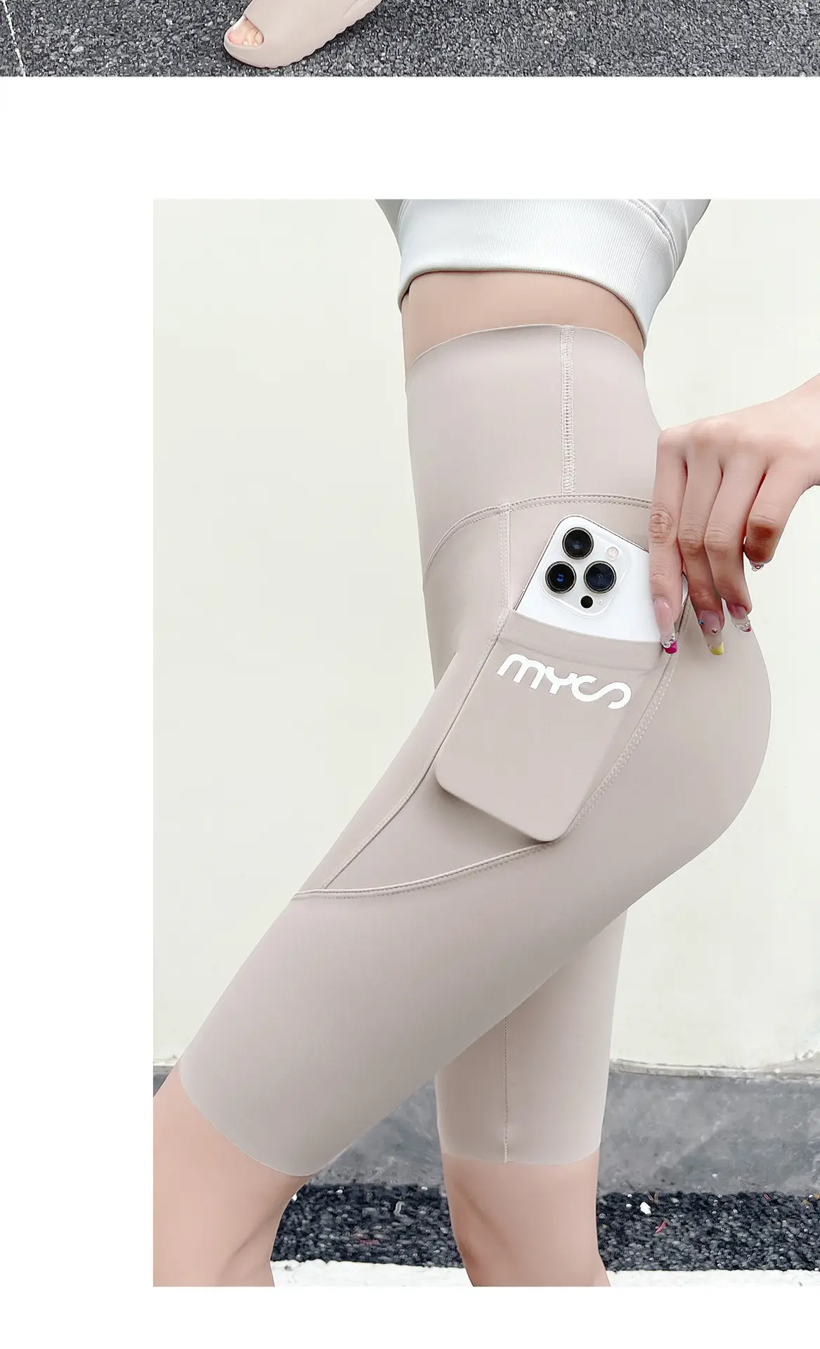 Women's 5-Pc Slim Fit Tights with Pocket & Leggings — feature 28