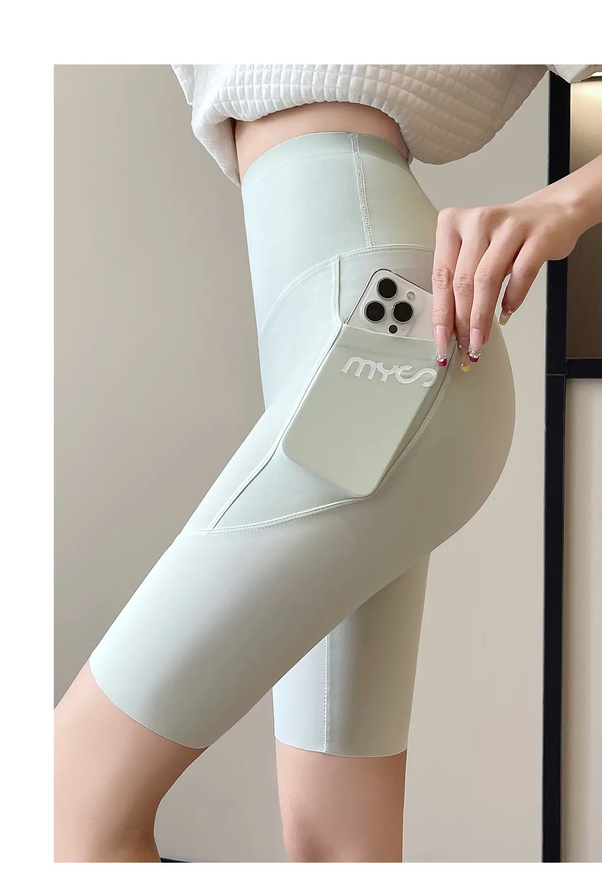 Women's 5-Pc Slim Fit Tights with Pocket & Leggings — feature 32