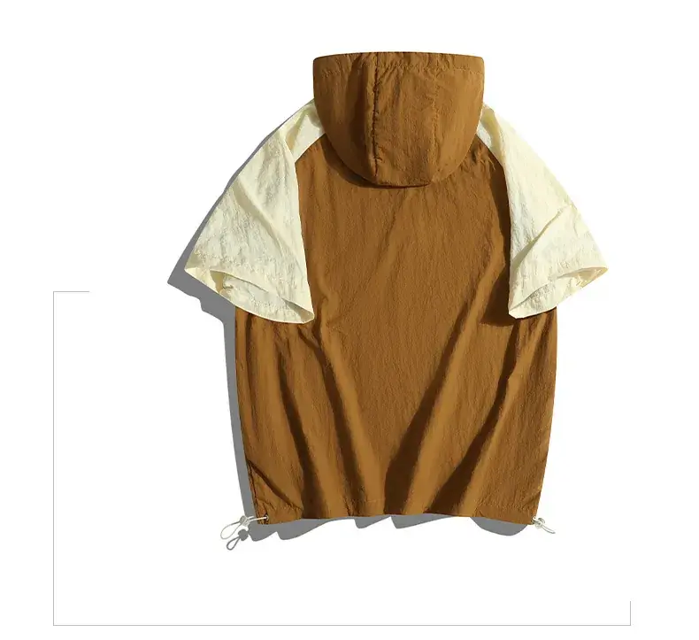 Men's Fertilizer Plus Size Hooded T-Shirt Cream Olive — feature 11