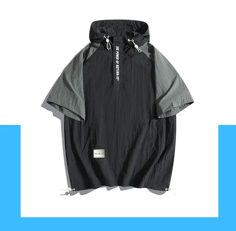 Men's Fertilizer Plus Size Hooded T-Shirt Cream Olive — feature 14