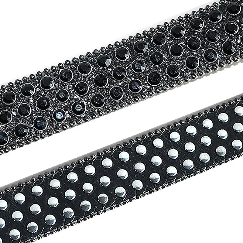 Cross-Border Unisex Crystal Belt with Hip-Hop Decor - Image 3