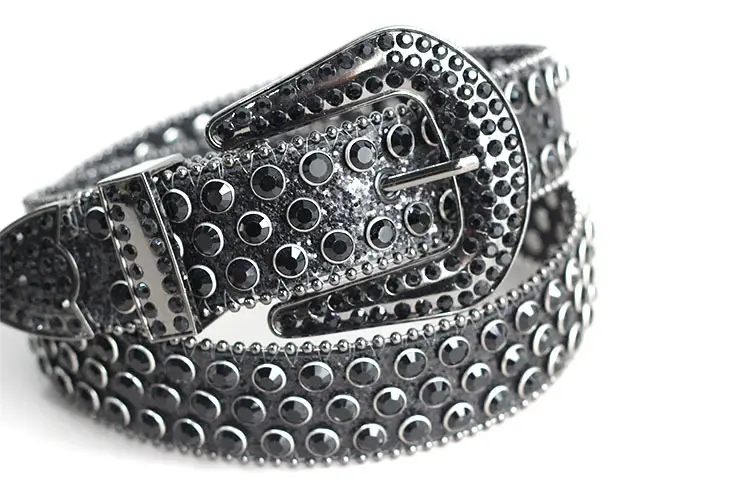 Cross-Border Unisex Crystal Belt with Hip-Hop Decor — feature 5