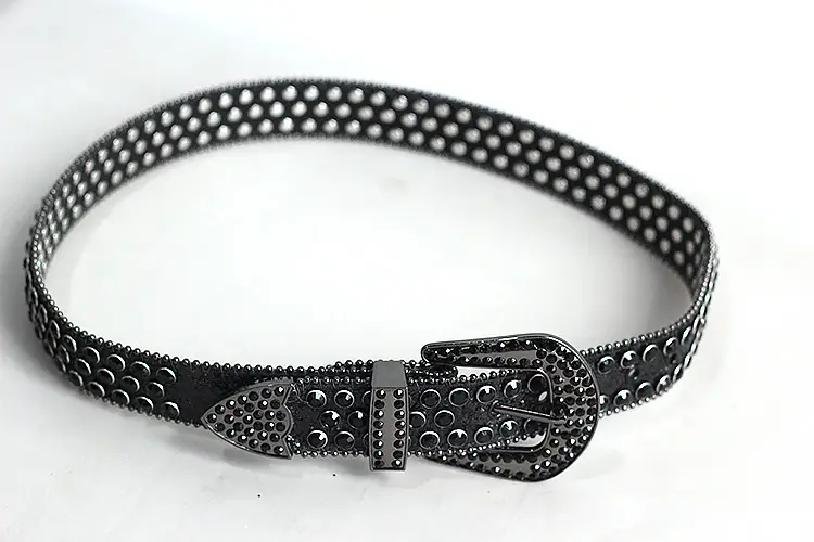 Cross-Border Unisex Crystal Belt with Hip-Hop Decor — feature 6