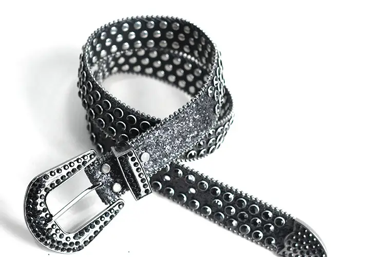 Cross-Border Unisex Crystal Belt with Hip-Hop Decor — feature 7