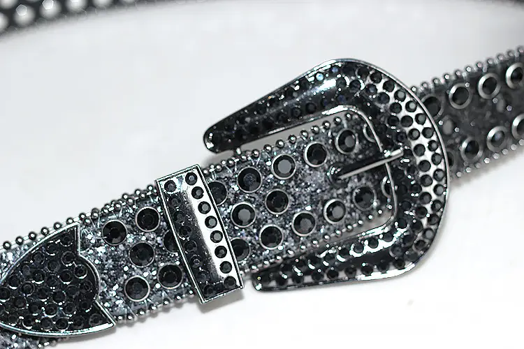 Cross-Border Unisex Crystal Belt with Hip-Hop Decor — feature 8