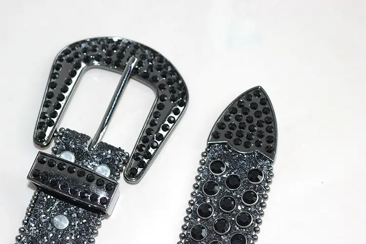 Cross-Border Unisex Crystal Belt with Hip-Hop Decor — feature 9