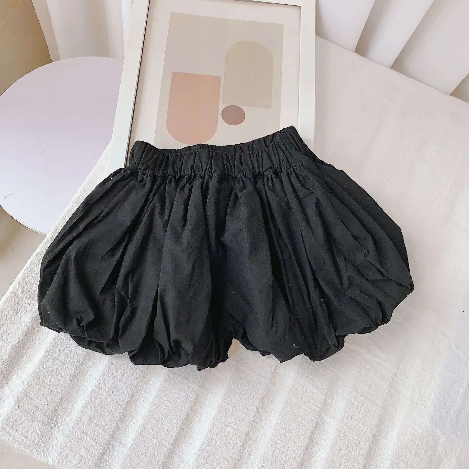 Korean Checkered Bubble Pants for Girls 0-3Y - Image 2