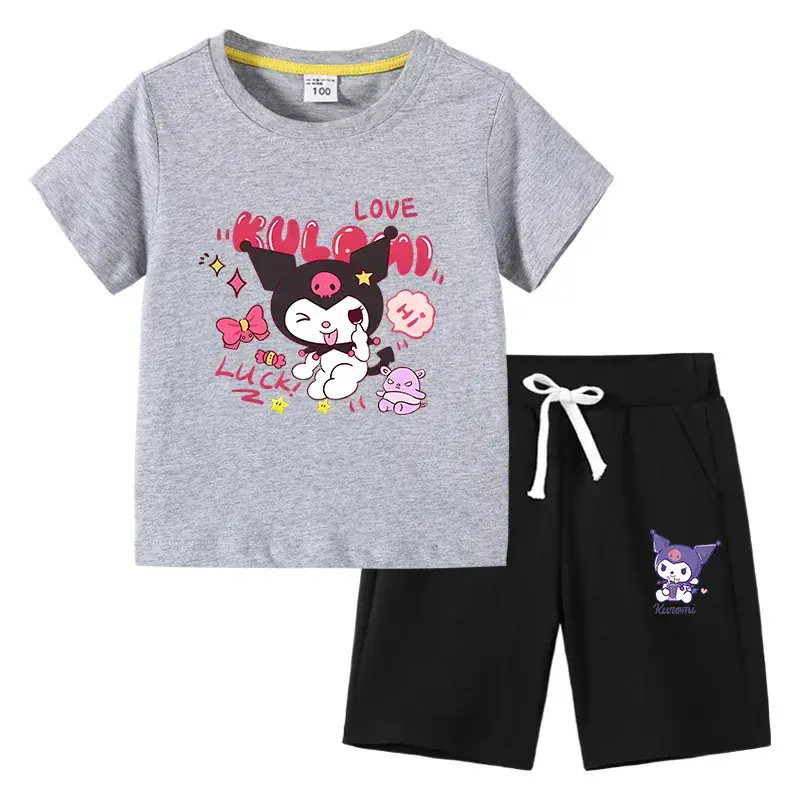 2023 Kids Blue Kurta & Black Shorts Set - Image 14
