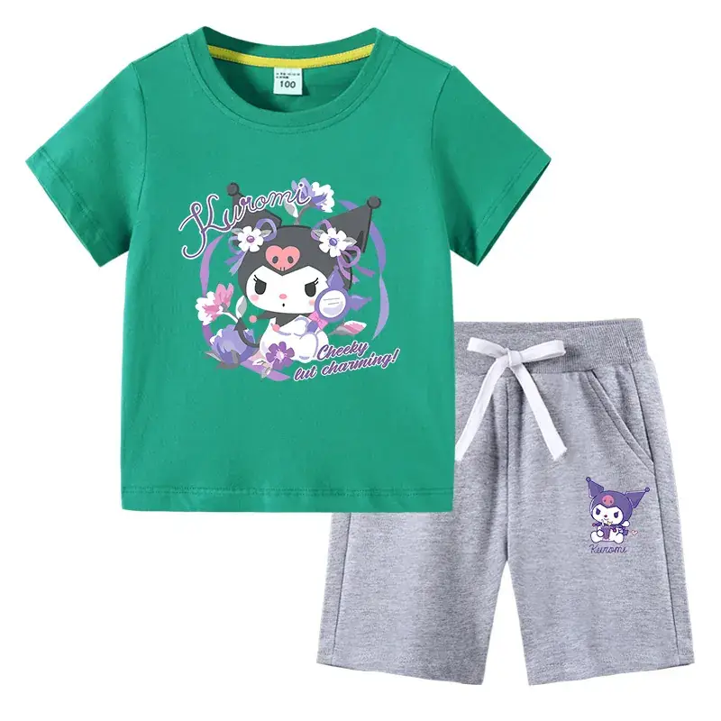 2023 Kids Orange Kurta & Navy Shorts Set - Image 16