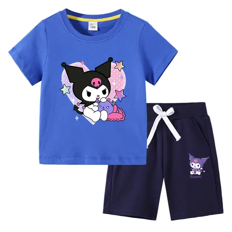 2023 Kids Cotton Two-Piece Summer Suit - Image 3
