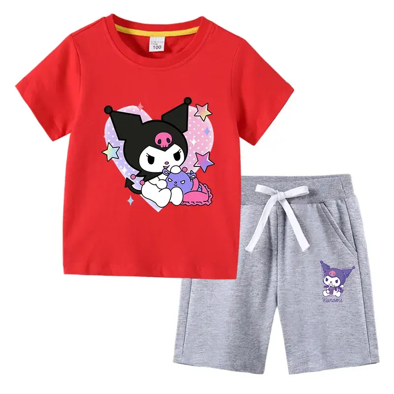 2023 Kids Cotton Two-Piece Summer Suit - Image 5