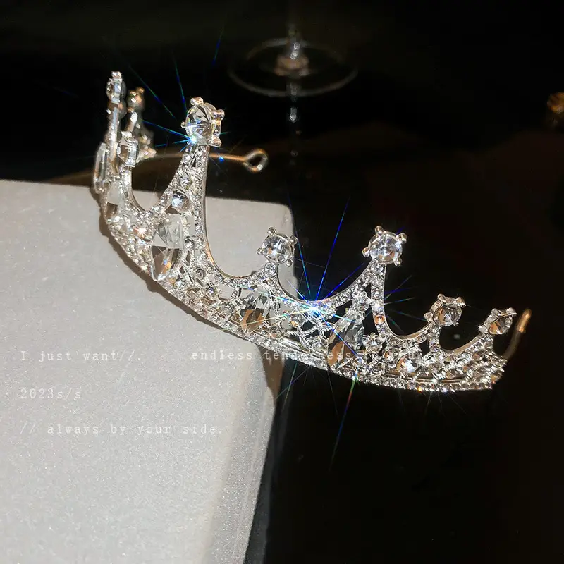 Princess Diamond Crown Headband for Women Party Wear - Image 3