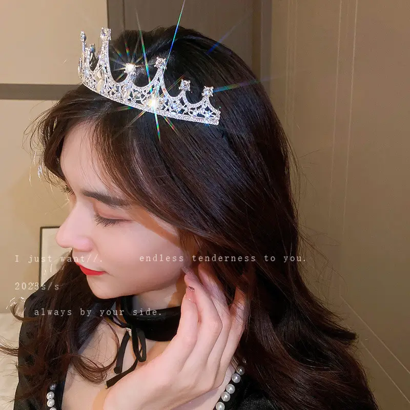 Princess Diamond Crown Headband for Women Party Wear - Image 4